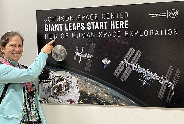 Sarah at Space Center