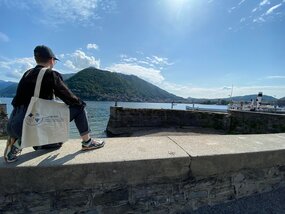 Sarah Journée with EURIDOL at the Lake Como, Italy